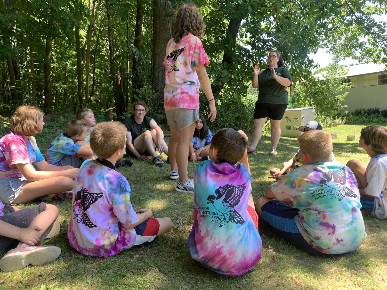 REGI campers exploring wildlife and nature